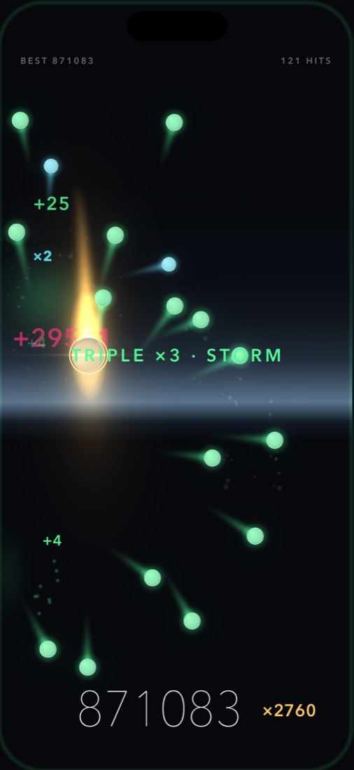 A storm-stage burst in a star formation